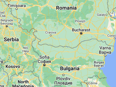 Map showing location of Vădastra (43.86667, 24.36667)
