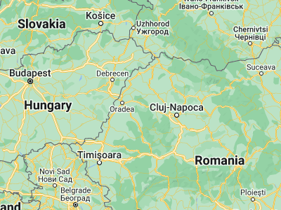 Map showing location of Vadu Crişului (46.98333, 22.51667)