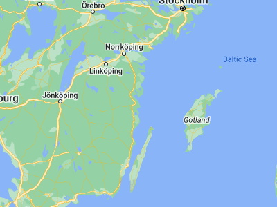 Map showing location of Västervik (57.7584, 16.63733)