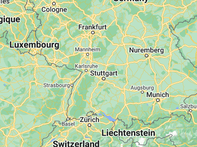 Map showing location of Vaihingen an der Enz (48.93563, 8.96045)