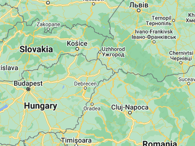 Map showing location of Vaja (48.00574, 22.16761)