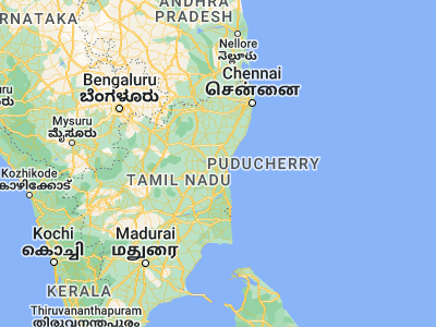 Map showing location of Valavanur (11.92094, 79.58239)