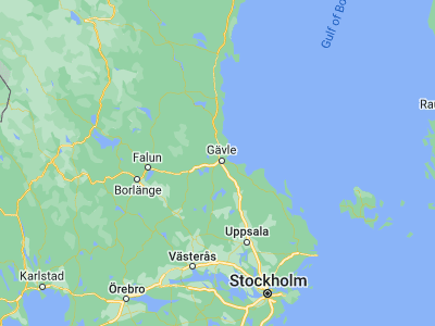 Map showing location of Valbo (60.65, 17.03333)