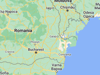 Map showing location of Vâlcelele (45.35, 27.33333)