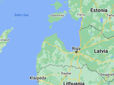 Map showing location of Valdemārpils (57.37068, 22.59188)