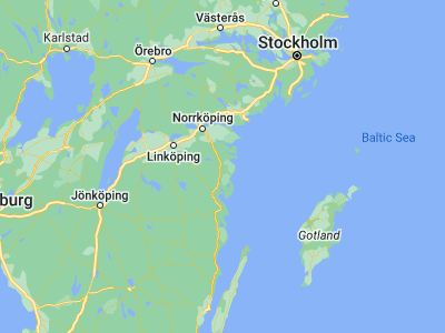 Map showing location of Valdemarsvik (58.2031, 16.60225)
