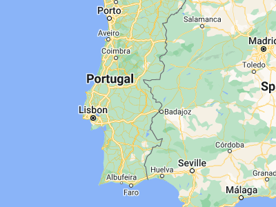 Map showing location of Vale da Amoreira (39.06969, -7.69849)