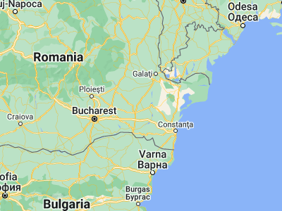 Map showing location of Valea Ciorii (44.71667, 27.56667)