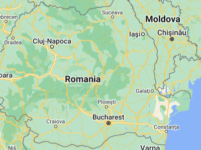 Map showing location of Valea Crişului (45.91667, 25.76667)