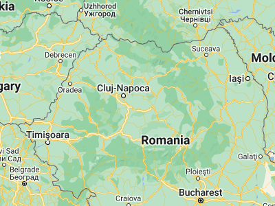 Map showing location of Valea Largă (46.61667, 24.06667)