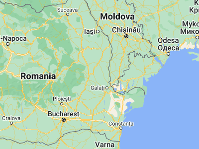 Map showing location of Valea Mărului (45.83333, 27.68333)
