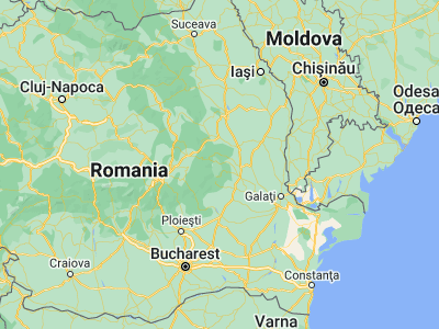 Map showing location of Valea Sării (45.88333, 26.8)