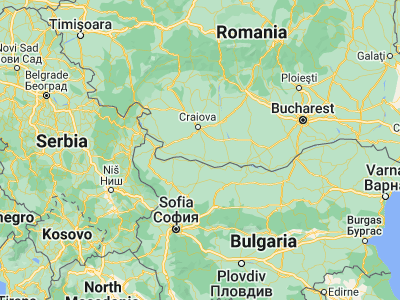 Map showing location of Valea Stanciului (43.98333, 23.86667)