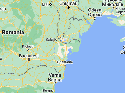 Map showing location of Valea Teilor (45.1, 28.48333)