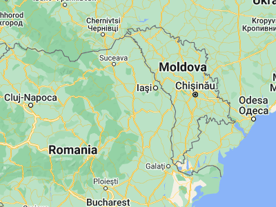 Map showing location of Valea Ursului (46.81667, 27.08333)