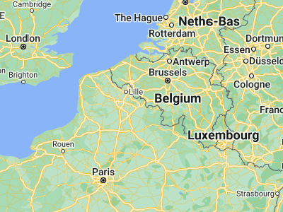 Map showing location of Valenciennes (50.35, 3.53333)