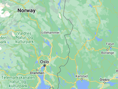 Map showing location of Våler (60.67845, 11.83314)
