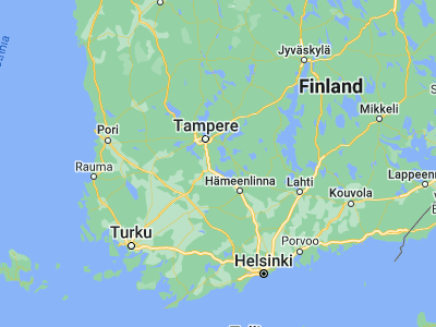 Map showing location of Valkeakoski (61.26421, 24.03122)