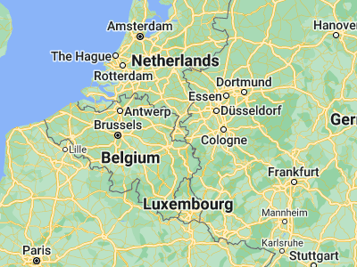 Map showing location of Valkenburg (50.86417, 5.83056)
