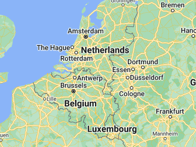 Map showing location of Valkenswaard (51.35083, 5.45972)