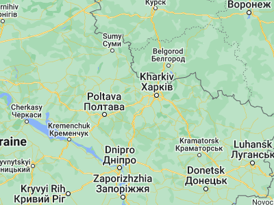 Map showing location of Valky (49.83868, 35.62072)