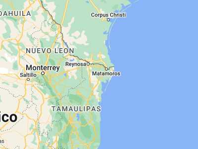 Map showing location of Valle Hermoso (25.6718, -97.81181)