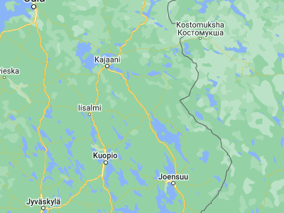 Map showing location of Valtimo (63.66667, 28.8)