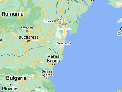 Map showing location of Valu lui Traian (44.16667, 28.46667)