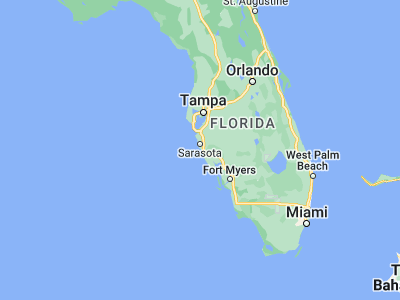 Map showing location of Vamo (27.222, -82.49787)