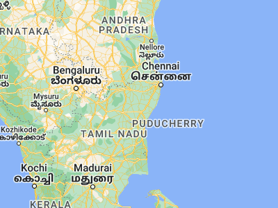 Map showing location of Vandavāsi (12.50429, 79.60556)
