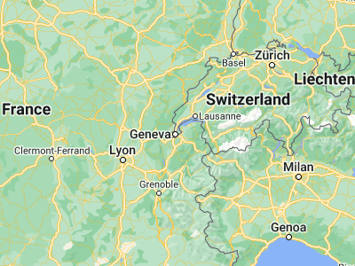 Map showing location of Vandœuvres (46.22179, 6.20285)