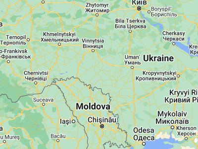 Map showing location of Vapnyarka (48.53479, 28.74358)