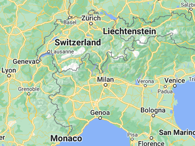 Map showing location of Varese (45.82908, 8.82193)