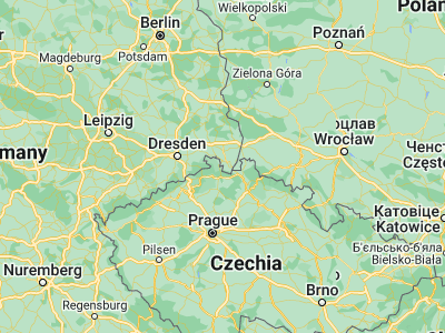 Map showing location of Varnsdorf (50.91154, 14.61824)