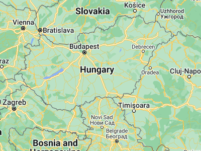 Map showing location of Városföld (46.81674, 19.75668)