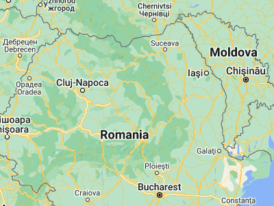 Map showing location of Vărşag (46.51667, 25.35)