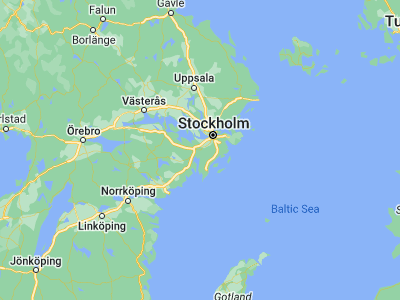 Map showing location of Vårsta (59.16528, 17.79722)