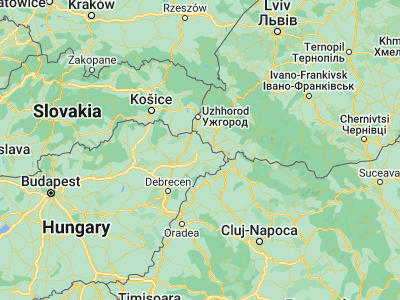 Map showing location of Vásárosnamény (48.13333, 22.31667)
