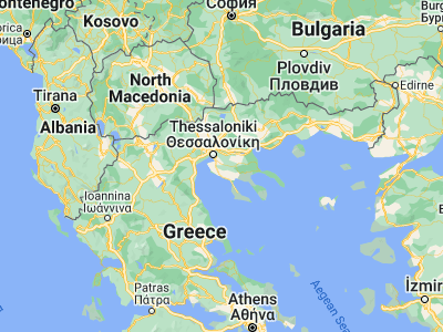 Map showing location of Vasiliká (40.47966, 23.13695)
