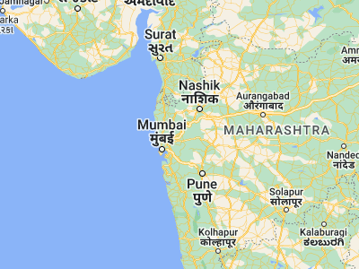 Map showing location of Vasind (19.41667, 73.26667)