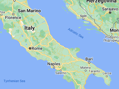 Map showing location of Vasto (42.12434, 14.70592)