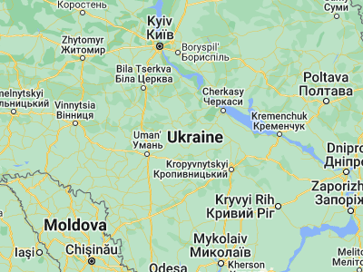 Map showing location of Vatutine (49.01502, 31.06211)