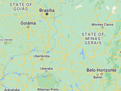 Map showing location of Vazante (-17.98694, -46.90778)