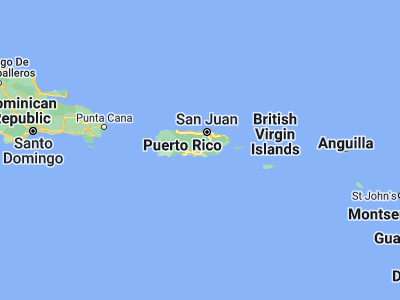 Map showing location of Vázquez (18.0658, -66.2385)