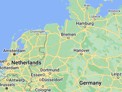 Map showing location of Vechta (52.72632, 8.28598)