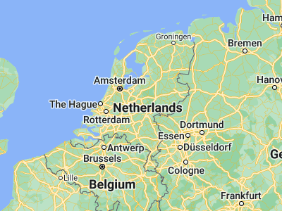 Map showing location of Veenendaal (52.02863, 5.55891)