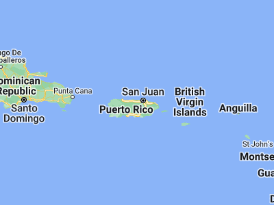 Map showing location of Vega Alta (18.41217, -66.33128)