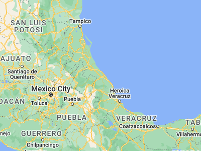 Map showing location of Vega de San Marcos (20.18511, -96.94825)
