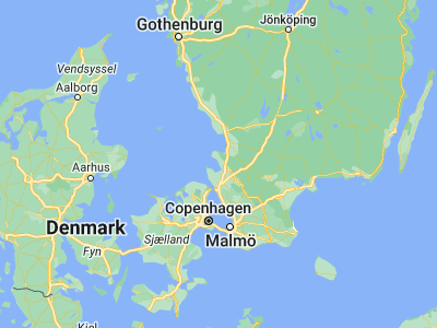 Map showing location of Vejbystrand (56.31778, 12.76722)
