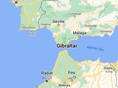 Map showing location of Vejer de la Frontera (36.24456, -5.96953)